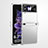 Funda Dura Plastico Rigida Carcasa Mate R06 para Samsung Galaxy Z Flip4 5G Claro