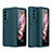 Funda Dura Plastico Rigida Carcasa Mate T02 para Samsung Galaxy Z Fold4 5G Verde