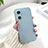 Funda Dura Plastico Rigida Carcasa Mate YK1 para Oppo A97 5G Azul Cielo