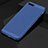 Funda Dura Plastico Rigida Carcasa Perforada para Huawei Enjoy 8e Azul