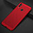 Funda Dura Plastico Rigida Carcasa Perforada para Huawei Honor 8X Rojo