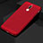 Funda Dura Plastico Rigida Carcasa Perforada para Huawei Mate 10 Lite Rojo