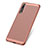 Funda Dura Plastico Rigida Carcasa Perforada para Huawei P20 Pro Oro Rosa