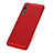 Funda Dura Plastico Rigida Carcasa Perforada para Huawei P20 Pro Rojo