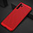 Funda Dura Plastico Rigida Carcasa Perforada para Huawei P30 Pro Rojo