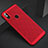 Funda Dura Plastico Rigida Carcasa Perforada para Xiaomi Mi 6X Rojo