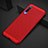 Funda Dura Plastico Rigida Carcasa Perforada para Xiaomi Mi 9 Pro 5G Rojo
