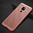 Funda Dura Plastico Rigida Carcasa Perforada W01 para Huawei Mate 20 X 5G Oro Rosa