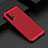 Funda Dura Plastico Rigida Carcasa Perforada W02 para Huawei Honor 20 Pro Rojo