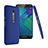 Funda Dura Plastico Rigida Fino Arenisca para Motorola Moto X Style Azul