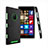 Funda Dura Plastico Rigida Fino Arenisca para Nokia Lumia 830 Negro