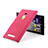 Funda Dura Plastico Rigida Fino Arenisca para Nokia Lumia 925 Rojo