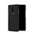 Funda Dura Plastico Rigida Fino Arenisca Q01 para OnePlus 7T Pro Negro