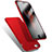 Funda Dura Plastico Rigida Fino Arenisca Q03 para Apple iPhone 6 Rojo