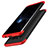 Funda Dura Plastico Rigida Mate Frontal y Trasera 360 Grados M03 para Samsung Galaxy S8 Plus Rojo y Negro