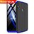 Funda Dura Plastico Rigida Mate Frontal y Trasera 360 Grados para Huawei Honor 10 Lite Azul y Negro
