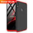 Funda Dura Plastico Rigida Mate Frontal y Trasera 360 Grados para Huawei Honor 10 Lite Rojo y Negro