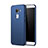 Funda Dura Plastico Rigida Mate M01 para Huawei G9 Plus Azul