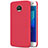 Funda Dura Plastico Rigida Mate M01 para Motorola Moto Z2 Play Rojo