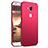 Funda Dura Plastico Rigida Mate M02 para Huawei G8 Rojo
