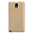 Funda Dura Plastico Rigida Mate M02 para Samsung Galaxy Note 3 N9000 Oro