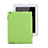Funda Dura Plastico Rigida Mate para Apple iPad 3 Verde