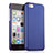 Funda Dura Plastico Rigida Mate para Apple iPhone 5C Azul