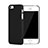 Funda Dura Plastico Rigida Mate para Apple iPhone SE Negro