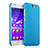 Funda Dura Plastico Rigida Mate para HTC One A9 Azul Cielo