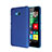 Funda Dura Plastico Rigida Mate para Microsoft Lumia 640 Azul