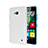 Funda Dura Plastico Rigida Mate para Microsoft Lumia 640 Blanco