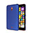 Funda Dura Plastico Rigida Mate para Nokia Lumia 1320 Azul
