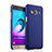 Funda Dura Plastico Rigida Mate para Samsung Galaxy J3 Azul