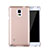 Funda Dura Plastico Rigida Mate para Samsung Galaxy Note 4 SM-N910F Oro Rosa