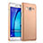 Funda Dura Plastico Rigida Mate para Samsung Galaxy On5 G550FY Oro
