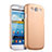 Funda Dura Plastico Rigida Mate para Samsung Galaxy S3 III i9305 Neo Oro