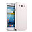 Funda Dura Plastico Rigida Mate para Samsung Galaxy S3 III LTE 4G Blanco