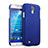 Funda Dura Plastico Rigida Mate para Samsung Galaxy S4 i9500 i9505 Azul
