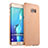 Funda Dura Plastico Rigida Mate para Samsung Galaxy S6 Edge+ Plus SM-G928F Oro