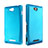 Funda Dura Plastico Rigida Mate para Sony Xperia C S39h Azul Cielo