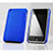 Funda Dura Plastico Rigida Perforada para Apple iPhone 3G 3GS Azul