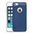 Funda Dura Plastico Rigida Perforada para Apple iPhone 5S Azul