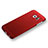 Funda Dura Plastico Rigida Perforada para Samsung Galaxy S6 Edge SM-G925 Rojo