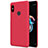 Funda Dura Plastico Rigida Perforada para Xiaomi Redmi Note 5 Pro Rojo