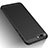 Funda Dura Plastico Rigida Perforada W01 para Apple iPhone 8 Plus Negro