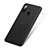 Funda Dura Plastico Rigida Perforada W01 para Xiaomi Mi 8 Negro