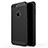 Funda Dura Plastico Rigida Perforada W02 para Apple iPhone 8 Plus Negro