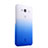 Funda Dura Plastico Rigida Transparente Gradient para Huawei Ascend GX1 Azul