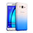 Funda Dura Plastico Rigida Transparente Gradient para Samsung Galaxy On5 G550FY Azul