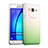Funda Dura Plastico Rigida Transparente Gradient para Samsung Galaxy On5 G550FY Verde